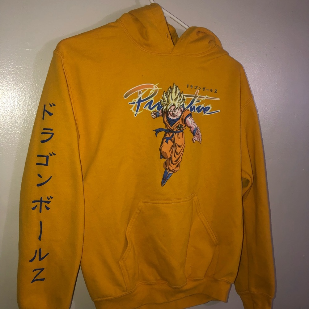 Dragon Ball Z Super Saiyan Goku Gold Hoodie